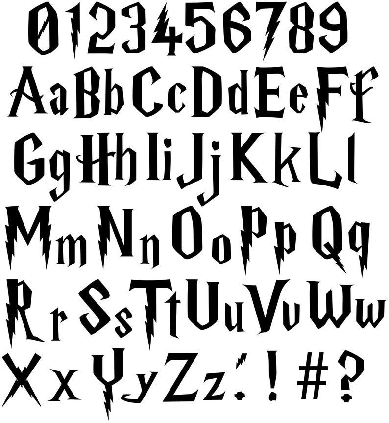 Creative Project Ideas with Harry Potter Fonts for Magical Creations